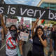 Protesters march in reaction to the upset election of Republican Donald Trump over Democrat Hillary Clinton in the race for President of the United States on November 12, 2016 in Los Angeles, California, United States. Image via Getty.